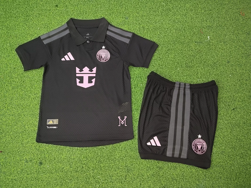 Niño_player version kids kit 26-27 Miami away soccer jersey size 16-28